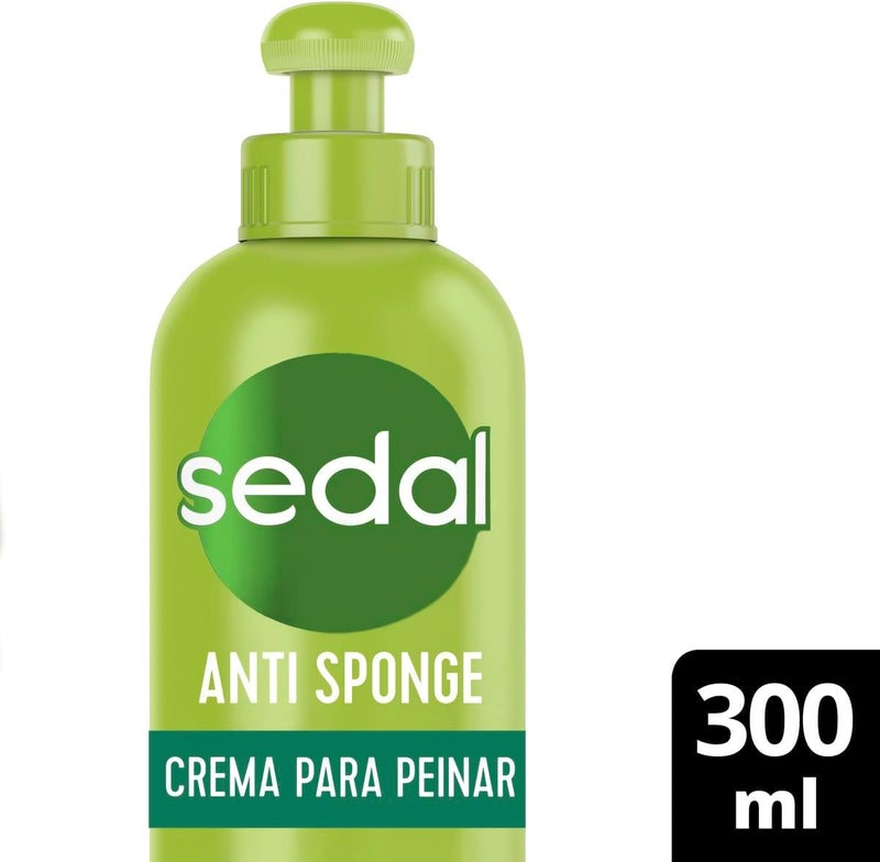 Sedal Anti Sponge Hydracate Complex Combing Cream 300 ml - Frizz Control and Hydration - Image 2